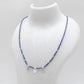 18" Natural Lapis Lazuli & Emerald Necklace – 2mm Faceted Gemstone Beads