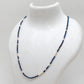 Blue Mystic Coated Beaded Necklace – 925 Sterling Silver Jewelry with Charms for Women