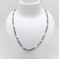 Blue Mystic Coated Beaded Necklace – 925 Sterling Silver Jewelry with Charms for Women