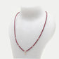 18" Natural Ruby Necklace – 2.40mm Faceted Gemstone Beads