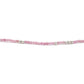 925 Sterling Silver Pink Tourmaline Beaded Necklace – 2mm Faceted Gemstone