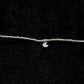 Peridot Rondelle Beaded Necklace 2mm