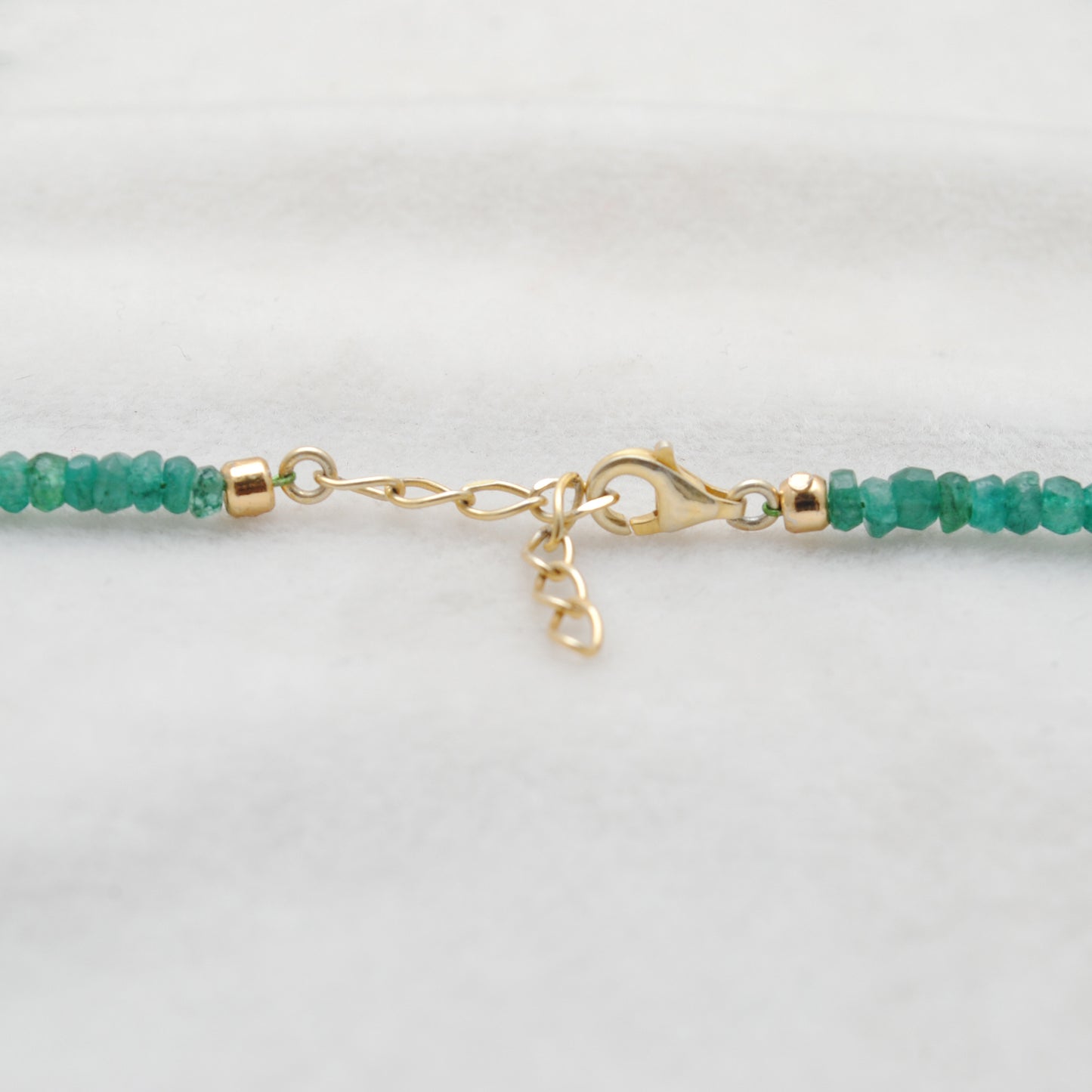 Natural Emerald & Rose Cut Diamond Pendant Necklace