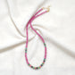 Natural Ruby & Emerald Beaded Necklace – 925 Sterling Silver 18"
