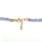 Faceted Tanzanite Ethiopian Opal Gold Plated Necklace