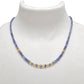 Faceted Tanzanite Ethiopian Opal Gold Plated Necklace