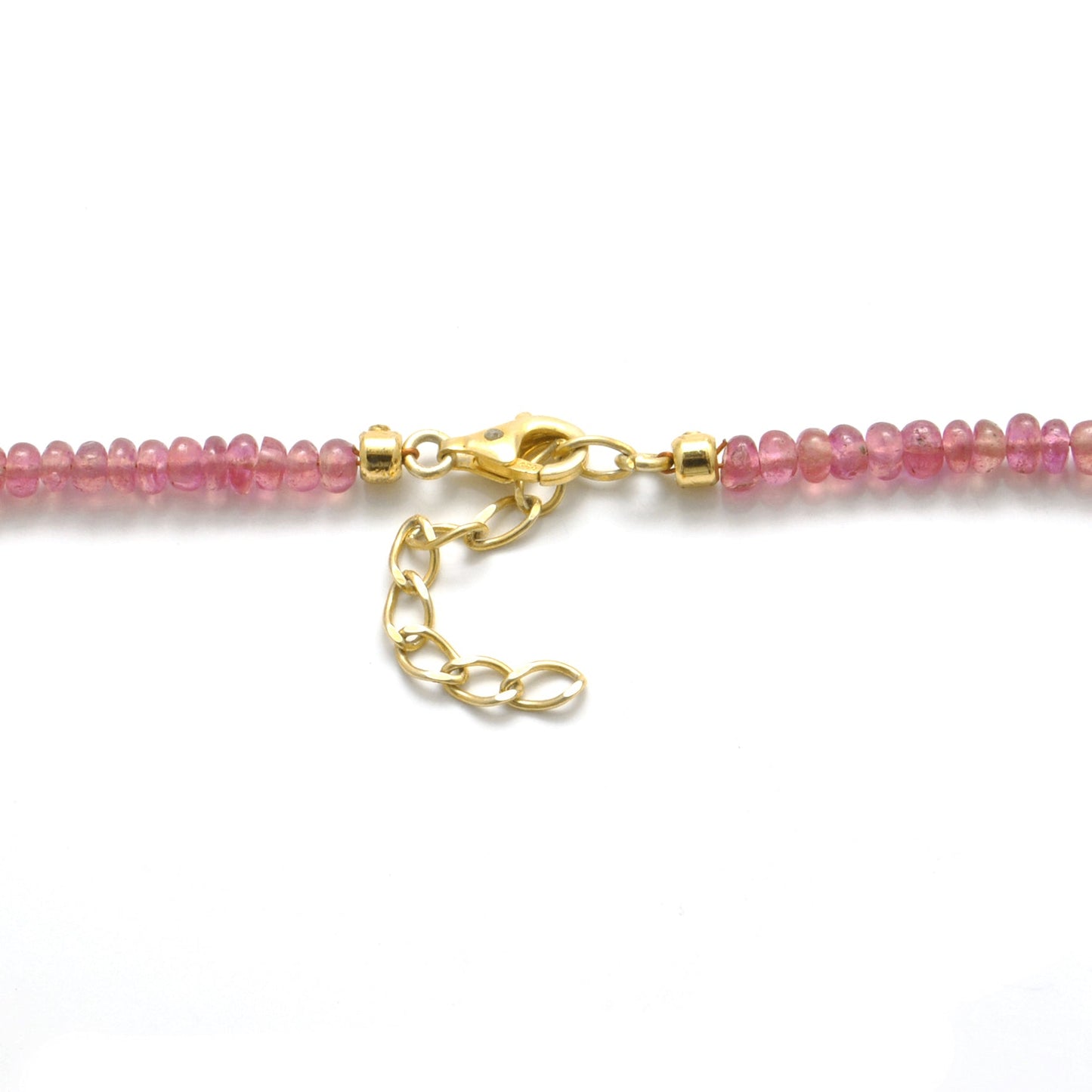 18k Gold Ruby Beaded Necklace Freshwater Pearl Christmas Gift