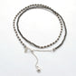 925 Sterling Silver Smoky Quartz Faceted Beaded Necklace, Elegant Jewelry Gift