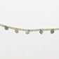 18" Natural Prehnite Beaded Necklace – 2.5mm Faceted Gemstone Beads