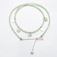 Natural Prehnite Beaded Necklace Jewelry
