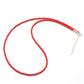 925 Sterling Silver Red Coral Beaded Necklace With Extension