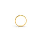 18k Solid Yellow Gold Eternity Band 6.5 US