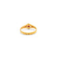 18k Solid Yellow Gold Ruby Vintage Ring 6.5 US