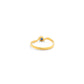 18k Solid Yellow Gold Antique Solitaire Ring 5.5 US