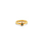 18k Solid Yellow Gold Antique Statement Ring 7 US