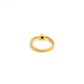18k Solid Yellow Gold Stone Studded Engagement Ring 8 US