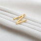 18k Solid Yellow Gold N Initial Letter Charm Pendant