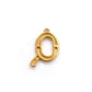 18k Solid Yellow Gold Q Initial Letter Charm Pendant