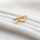 18k Solid Gold Initial R Name Charm
