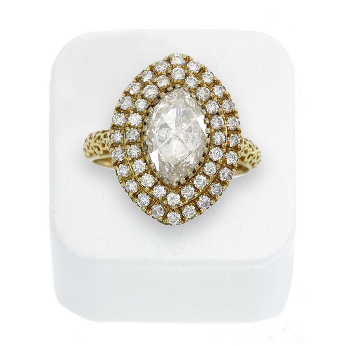 Diamond Arabesque Ring