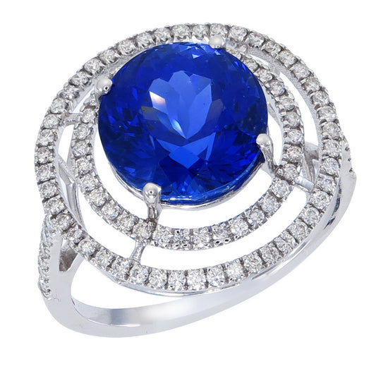 Tanzanite Eclipse Ring