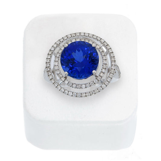 Tanzanite Eclipse Ring - view 3