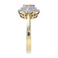 Polki Oval Halo Ring