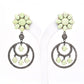925 Silver Exquisite Agate Chandelier Drop Earrings