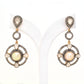 925 Sterling Silver With Pearl and CZ Drop Earrings