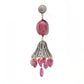 925 Sterling Silver Exquisite Handcrafted Ruby Chandelier Drop Earrings