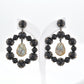Handcrafted 925 Silver Drop Earrings with Mixed Gemstones