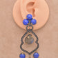 925 Silver Handcrafted Lapis Lazuli and Labradorite Drop Earrings