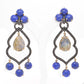 925 Silver Handcrafted Lapis Lazuli and Labradorite Drop Earrings