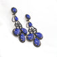 925 Sterling Silver Handcrafted Lapis Lazuli Chandelier Drop Earrings