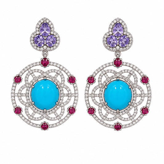 Bukhara Rose Earrings