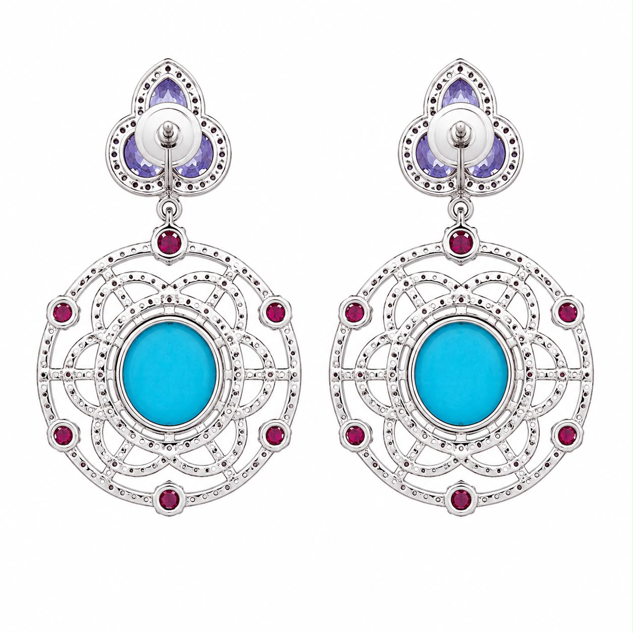Bukhara Rose Earrings