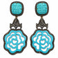 Midnight Rose Earrings