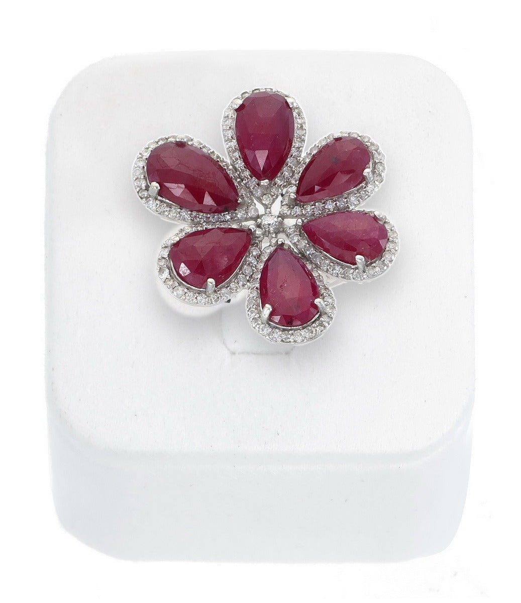The Ruby Bloom Ring