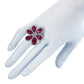 The Ruby Bloom Ring
