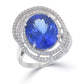 The Tanzanite Orbit Ring