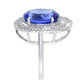 The Tanzanite Orbit Ring