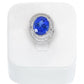 The Tanzanite Orbit Ring