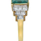 The Deco Emerald Ring
