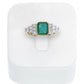 The Deco Emerald Ring