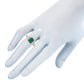 The Deco Emerald Ring