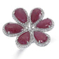 The Ruby Bloom Ring