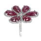 The Ruby Bloom Ring