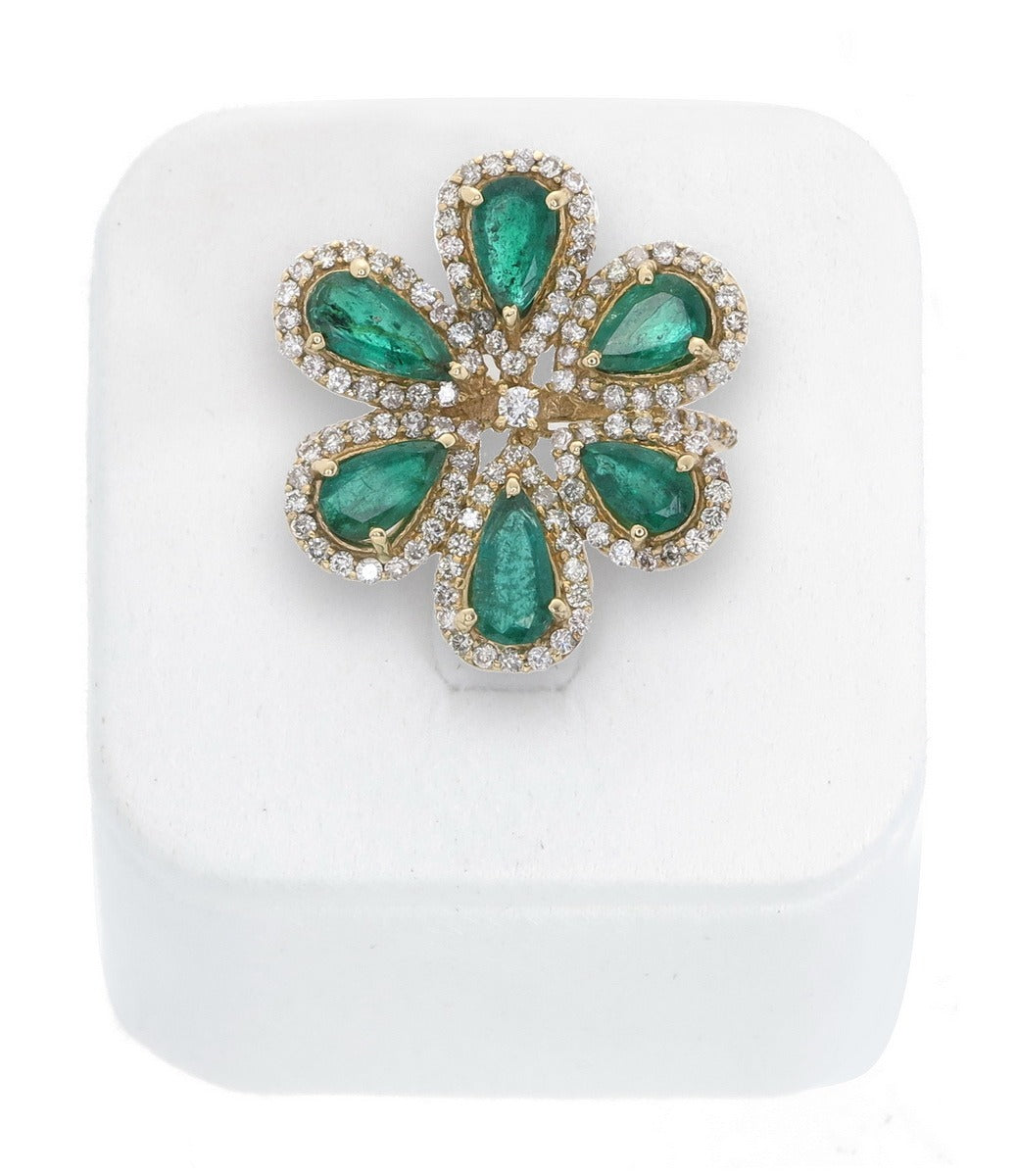 The Emerald Bloom Ring