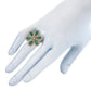 The Emerald Bloom Ring