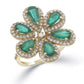 The Emerald Bloom Ring
